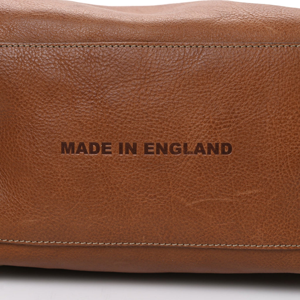 Natural Leather Cara Delevigne Convertible Satchel Oak