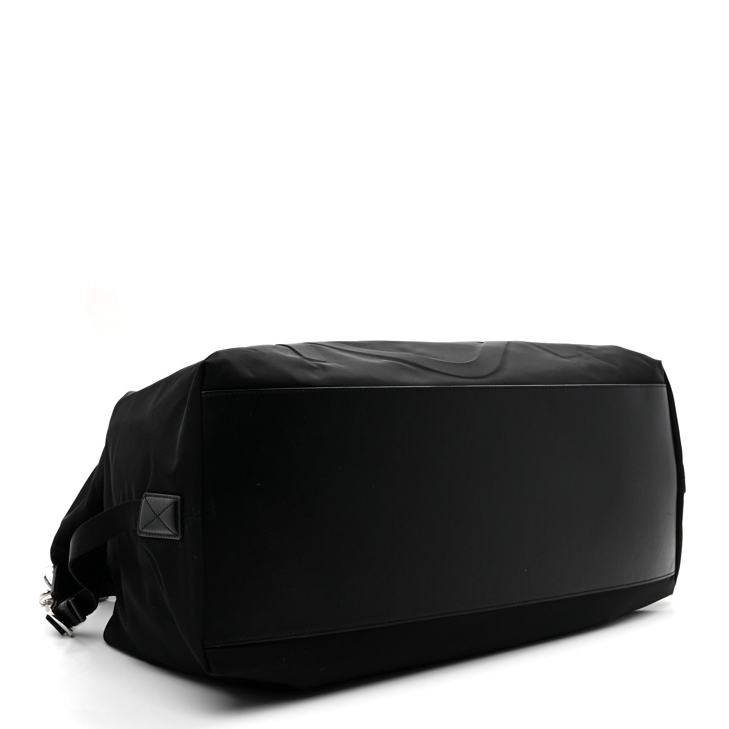 NYLON SIGNATURE DUFFLE  BLACK
