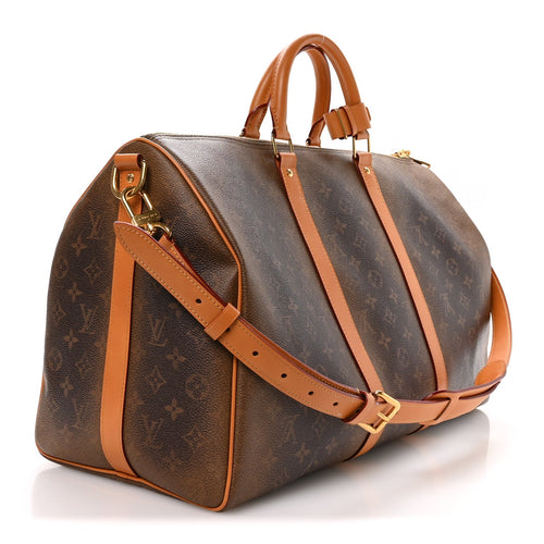 MONOGRAM DUST KEEPALL BANDOULIERE 50