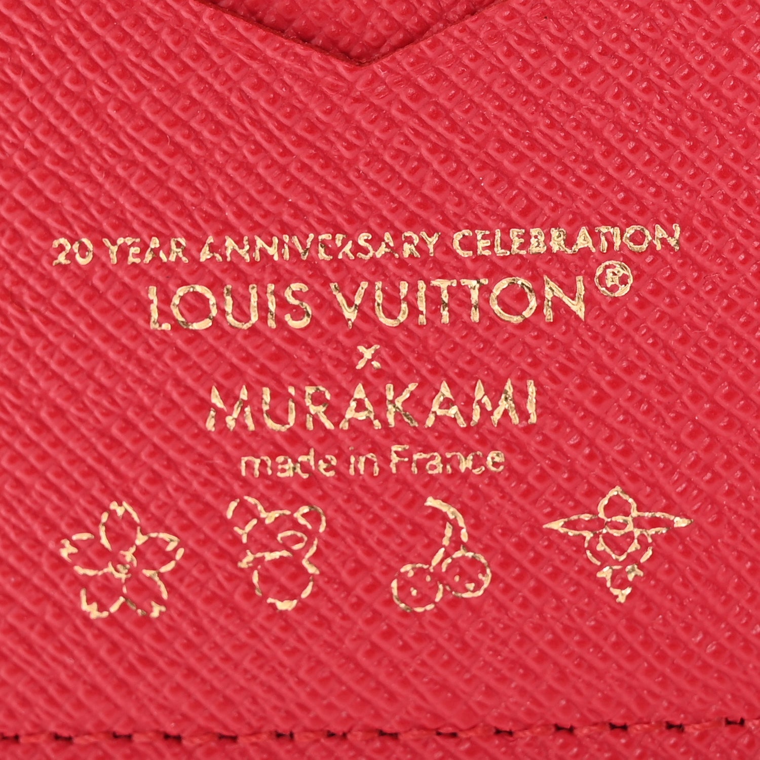 LV X TM MONOGRAM CERISES PASSPORT COVER