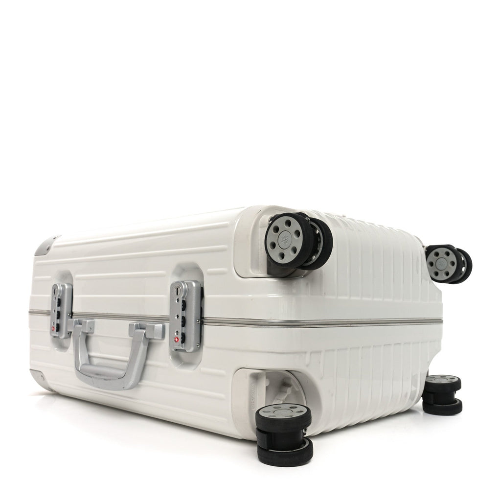 Rimowa Gloss Polycarbonate Aluminum Hybrid Cabin Gloss White