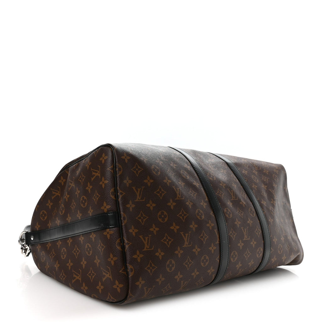 MONOGRAM MACASSAR KEEPALL BANDOULIERE 55