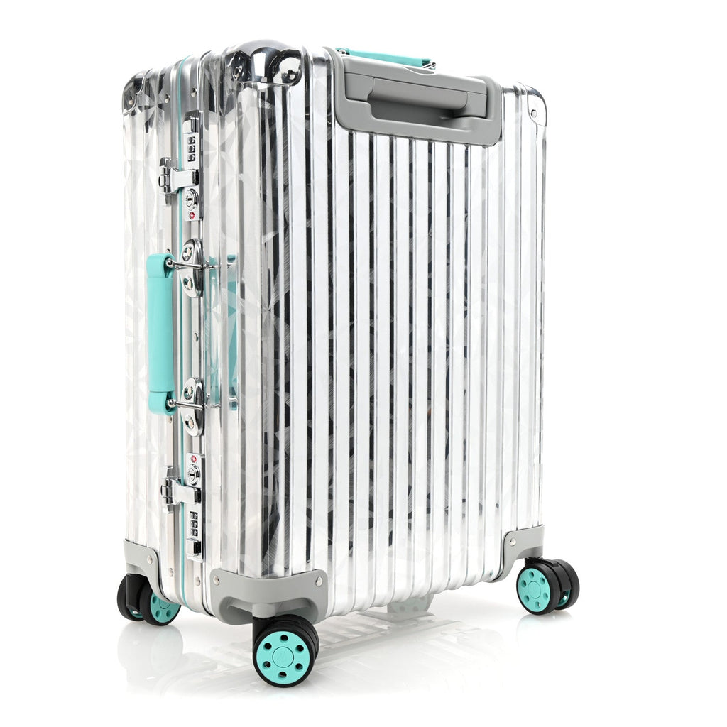 X TIFFANY Aluminum Classic Cabin Luggage Silver