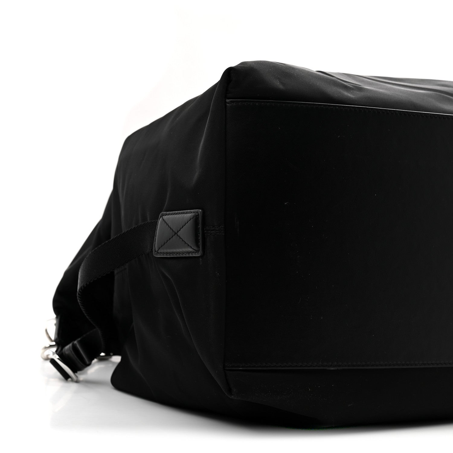 NYLON SIGNATURE DUFFLE  BLACK