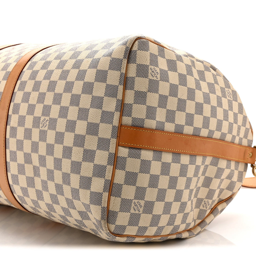 Damier Azur Keepall Bandouliere 55