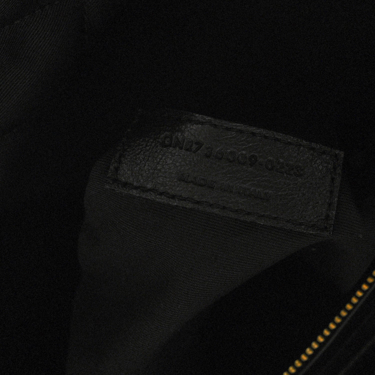 Calfskin Quilted ES Giant Travel Bag Black