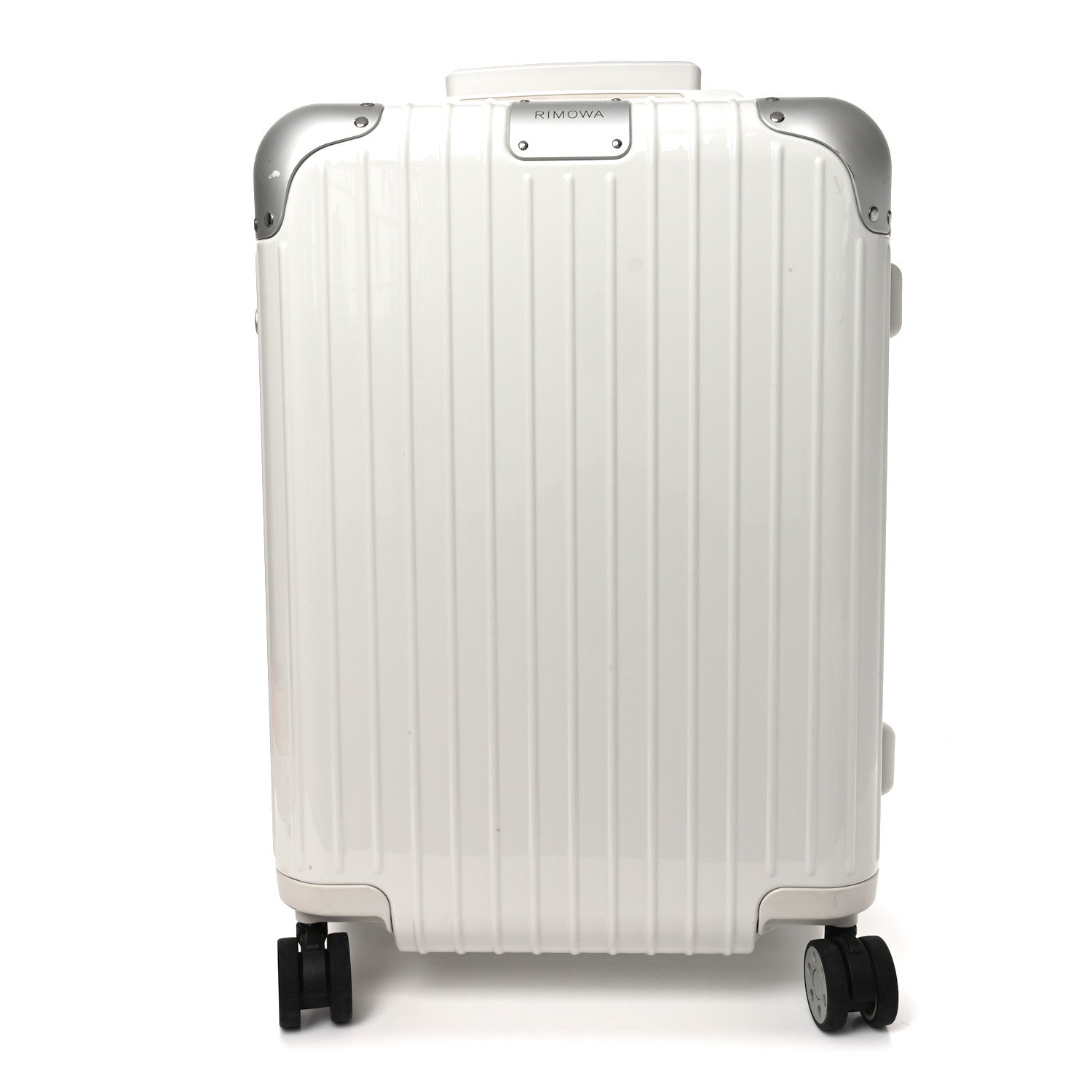 Rimowa Gloss Polycarbonate Aluminum Hybrid Cabin Gloss White