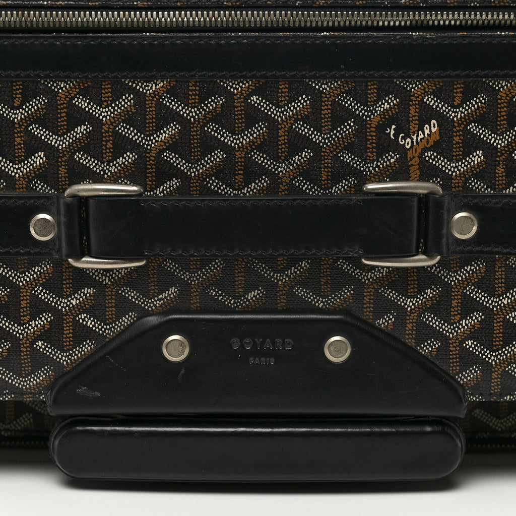 GOYARDINE TROLLEY ROLLING SUITCASE MM BLACK