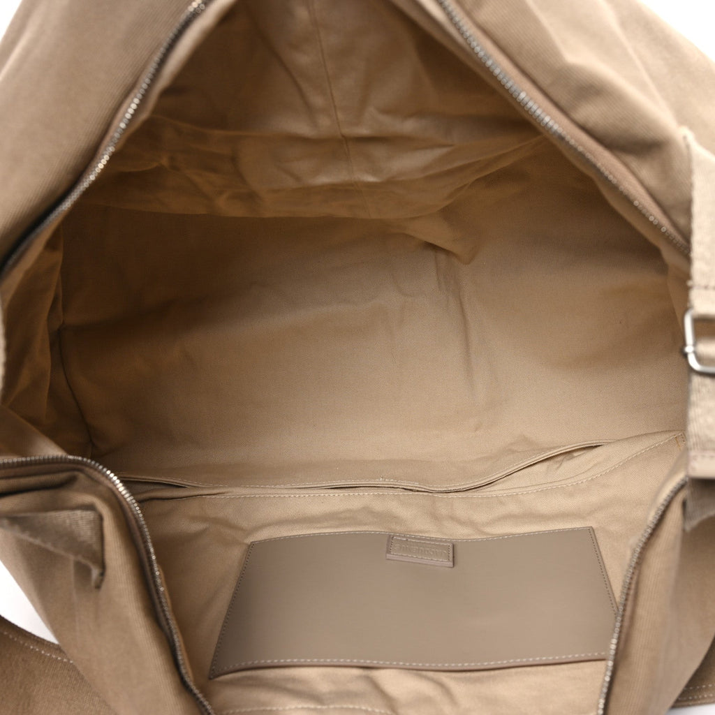 Canvas Le Sac A Linge Duffle Bag Beige