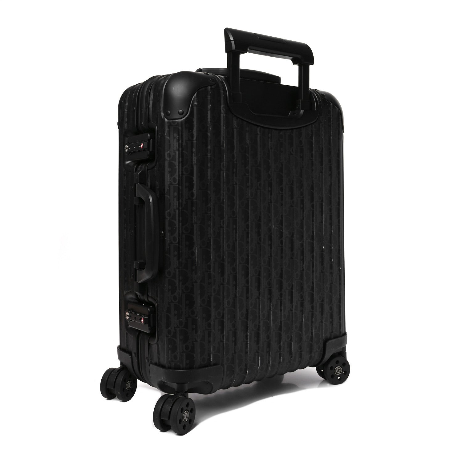 X RIMOWA Aluminum Gradient Original Cabin Luggage Black