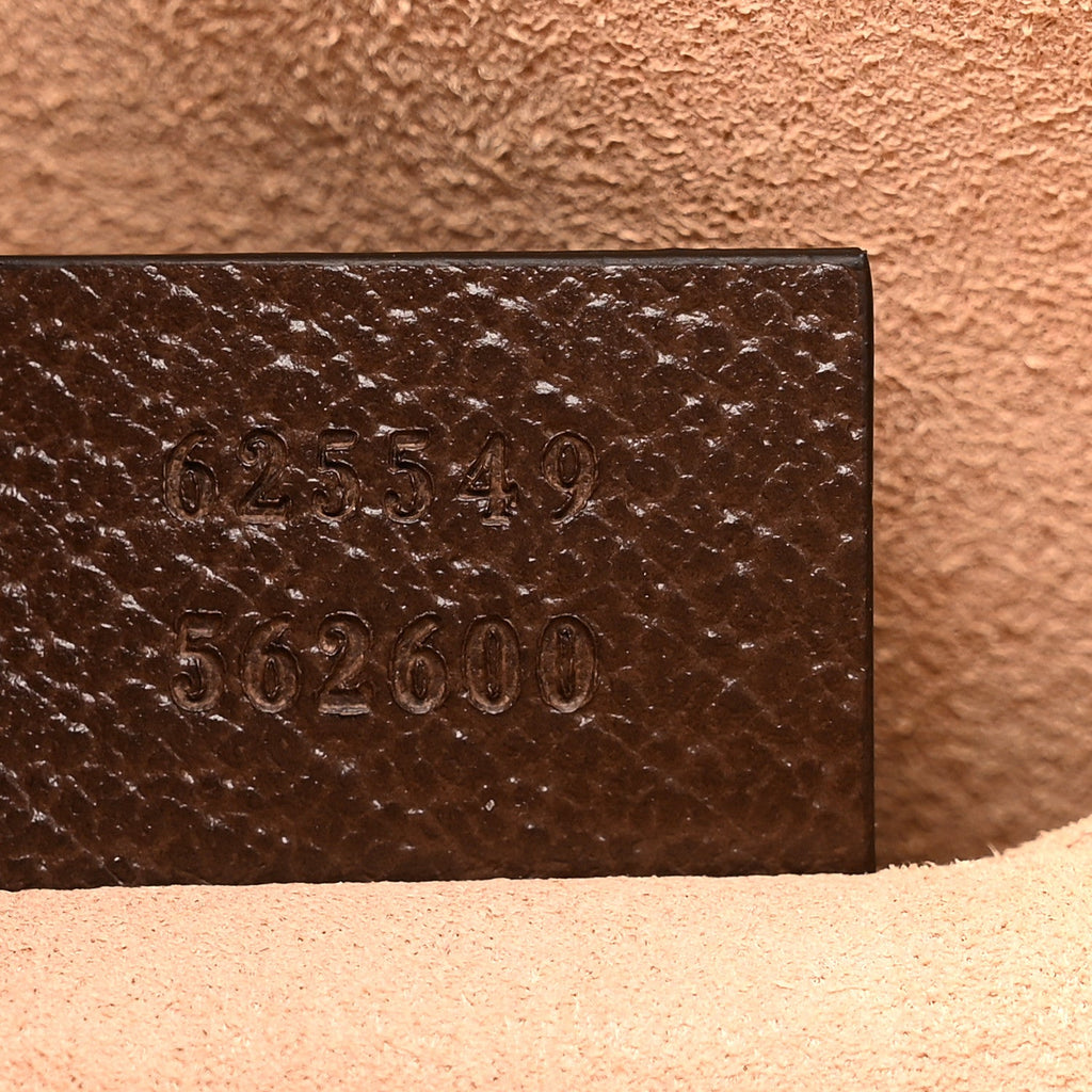 GG SUPREME MONOGRAM WEB OPHIDIA POUCH BROWN