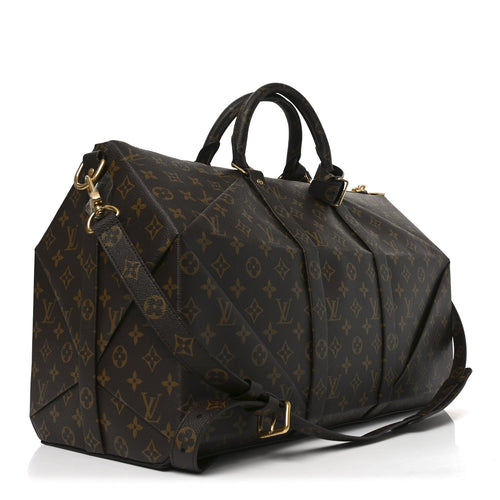 X NIGO MONOGRAM AUTRES CUIRS KEEPALL BANDOULIERE 50