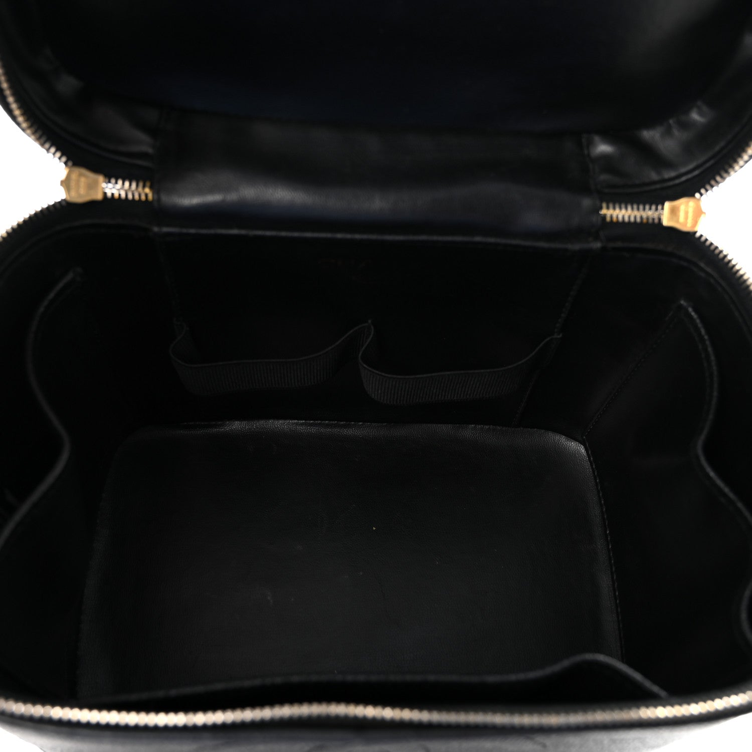 CAVIAR CC VANITY TRAIN CASE BLACK