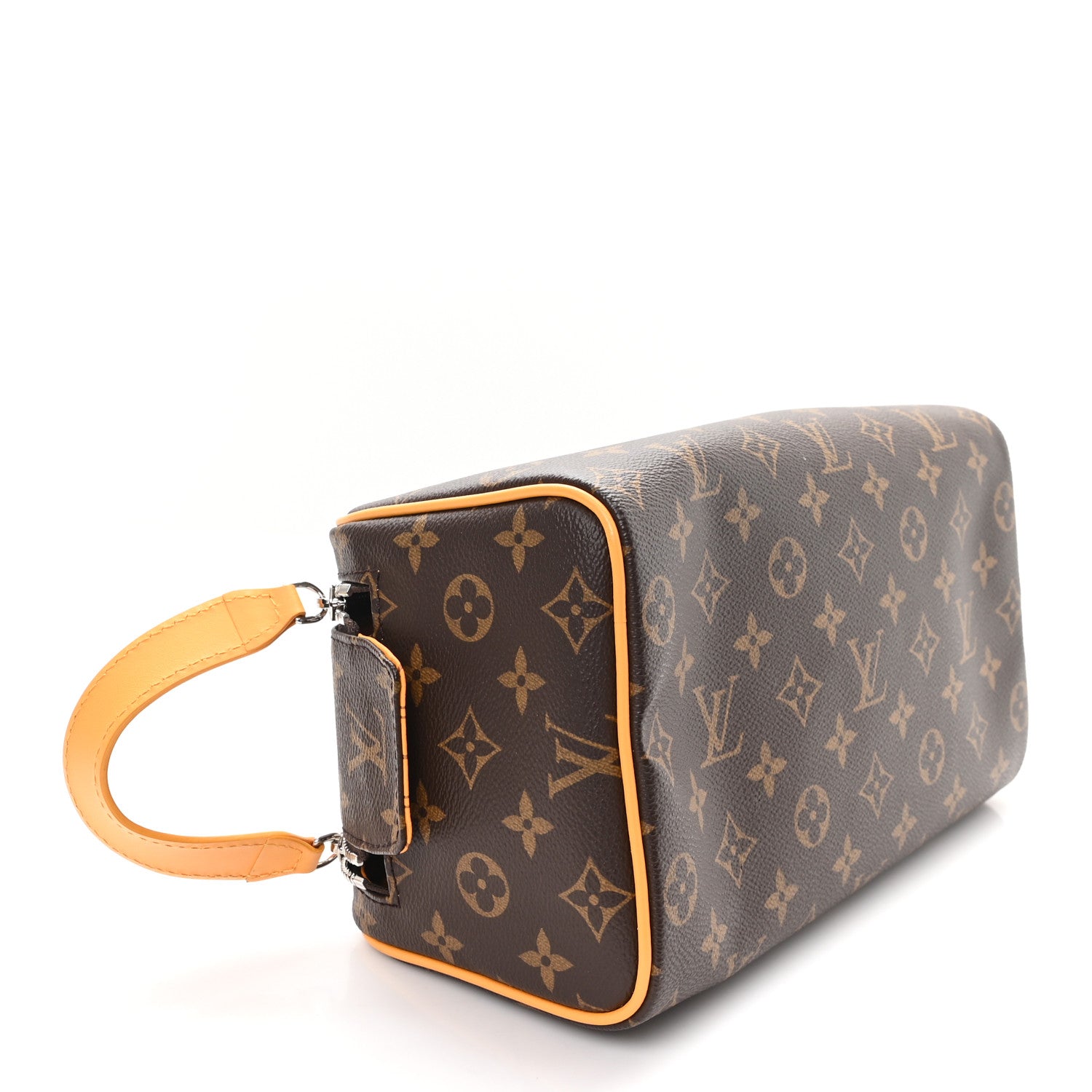 MONOGRAM MACASSAR DOPP KIT TOILET POUCH SAFRAN YELLOW