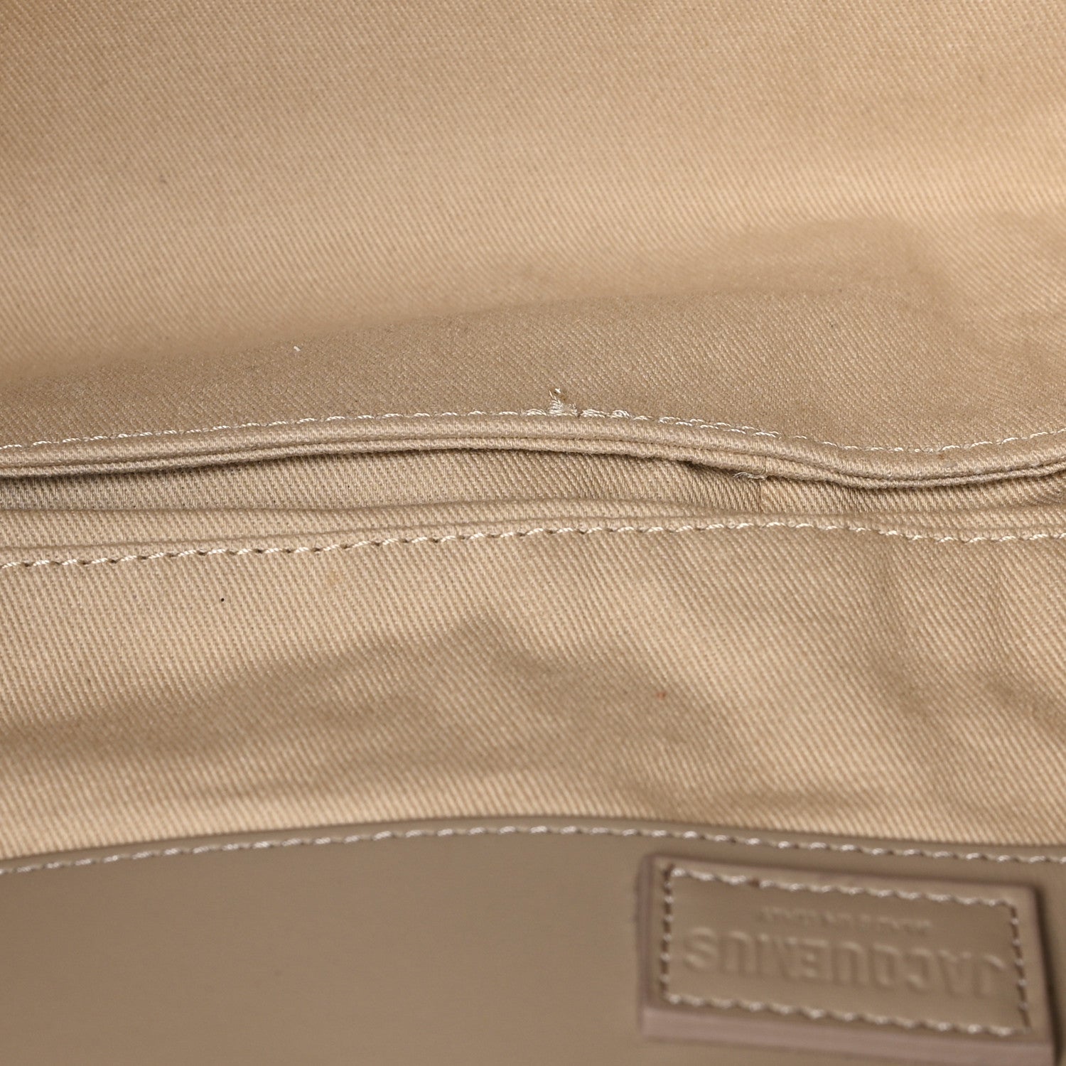 Canvas Le Sac A Linge Duffle Bag Beige