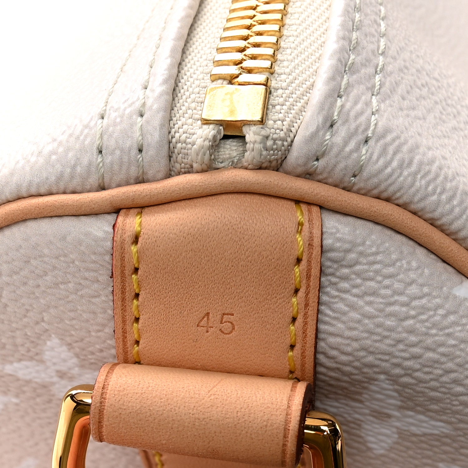 Monogram Giant By The Pool Keepall Bandouliere 45 Brume
