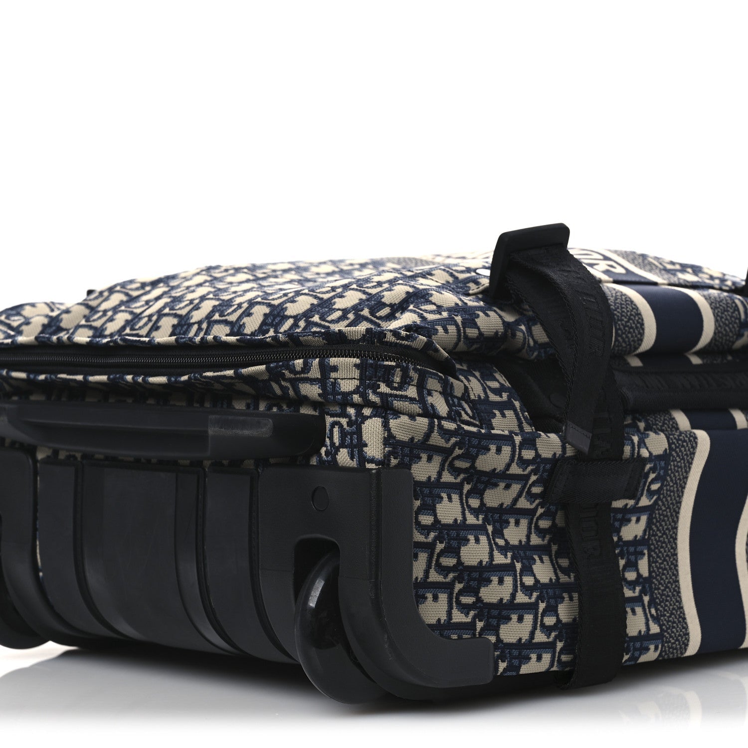 Oblique Small Diortravel Suitcase Blue