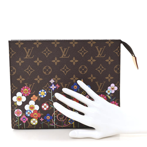 LV X TM MONOGRAM FLOWERS TOILETRY POUCH 26