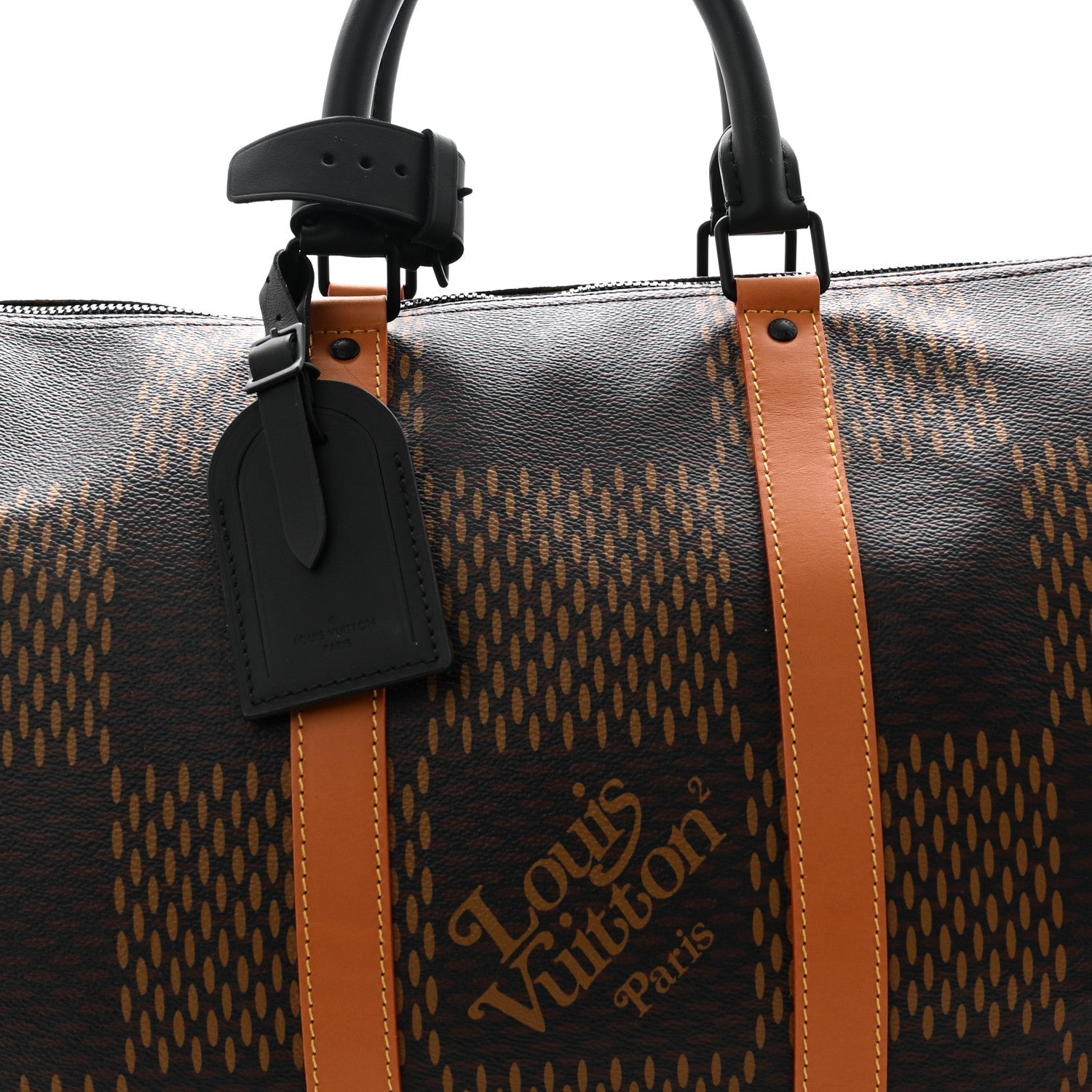 x Nigo Giant Damier Ebene Monogram Keepall Bandouliere 50