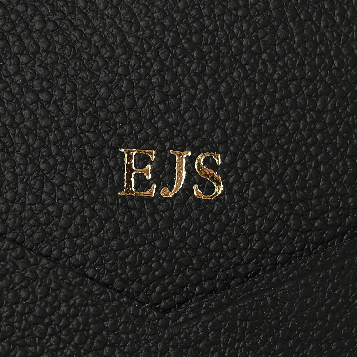EMPREINTE MONOGRAM PASSPORT COVER BLACK