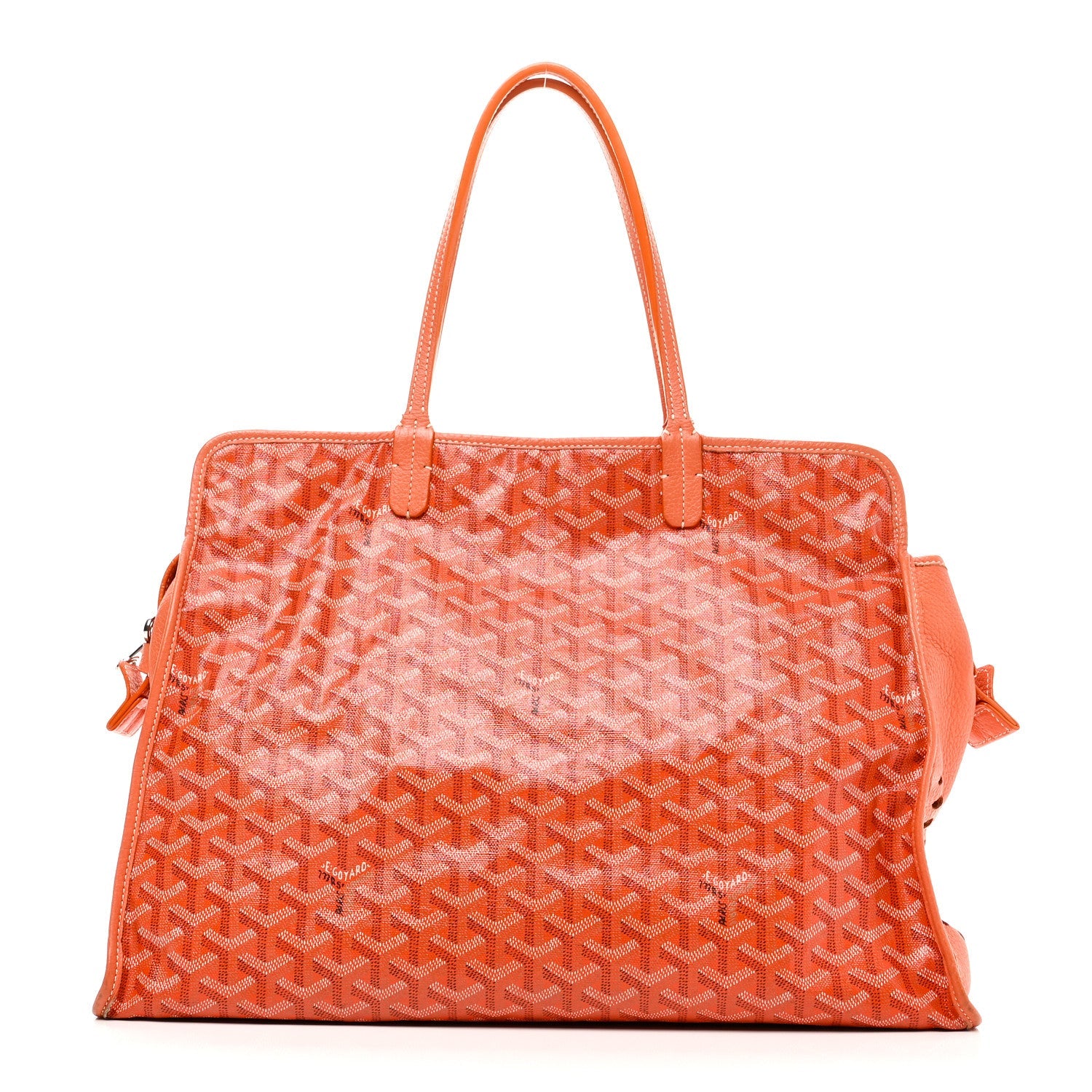 GOYARDINE SAC HARDY PET CARRIER PM ORANGE
