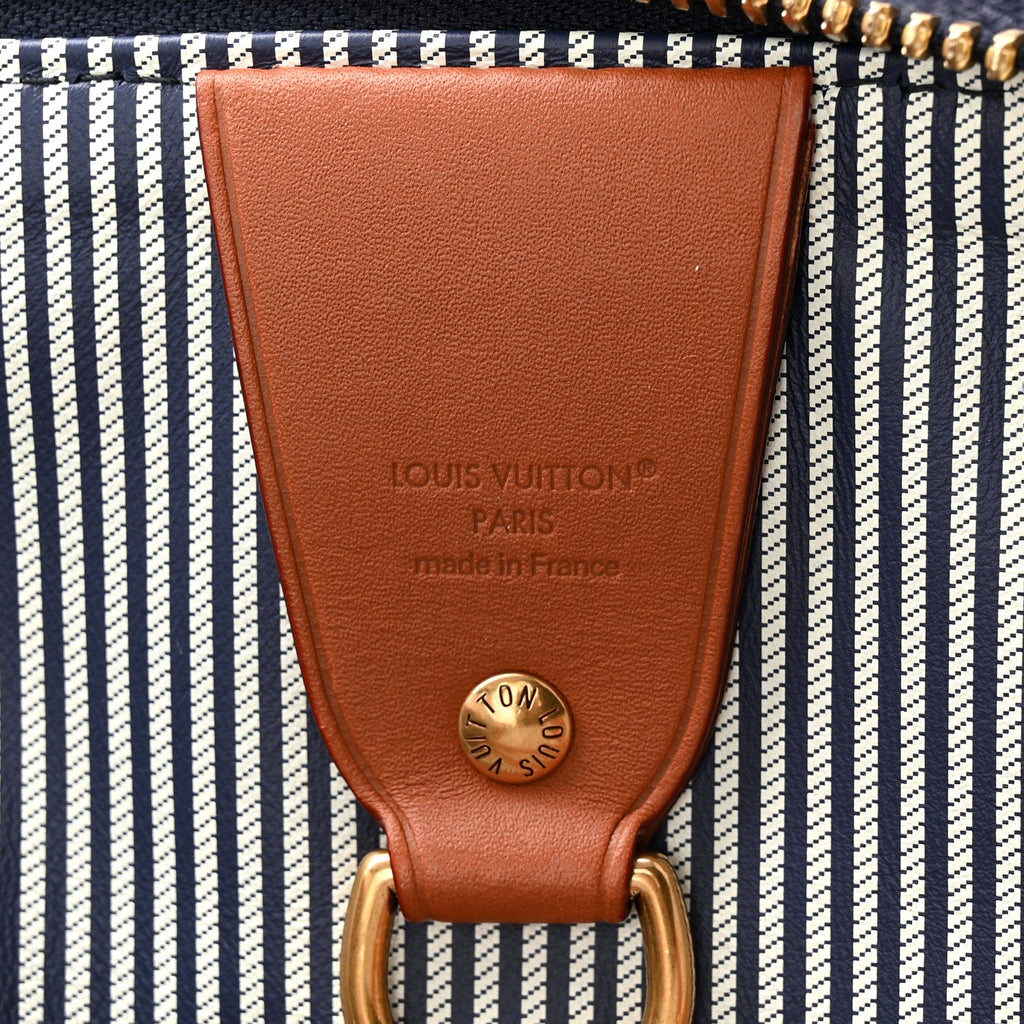 CALFSKIN MONOGRAM SPEEDY P9 BANDOULIERE 50 INDIGO