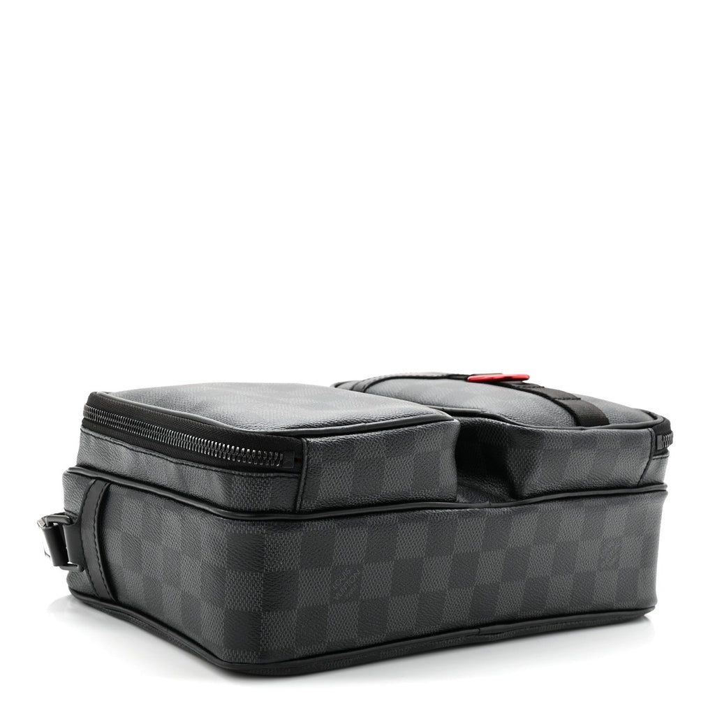 Damier Graphite Utility Messenger