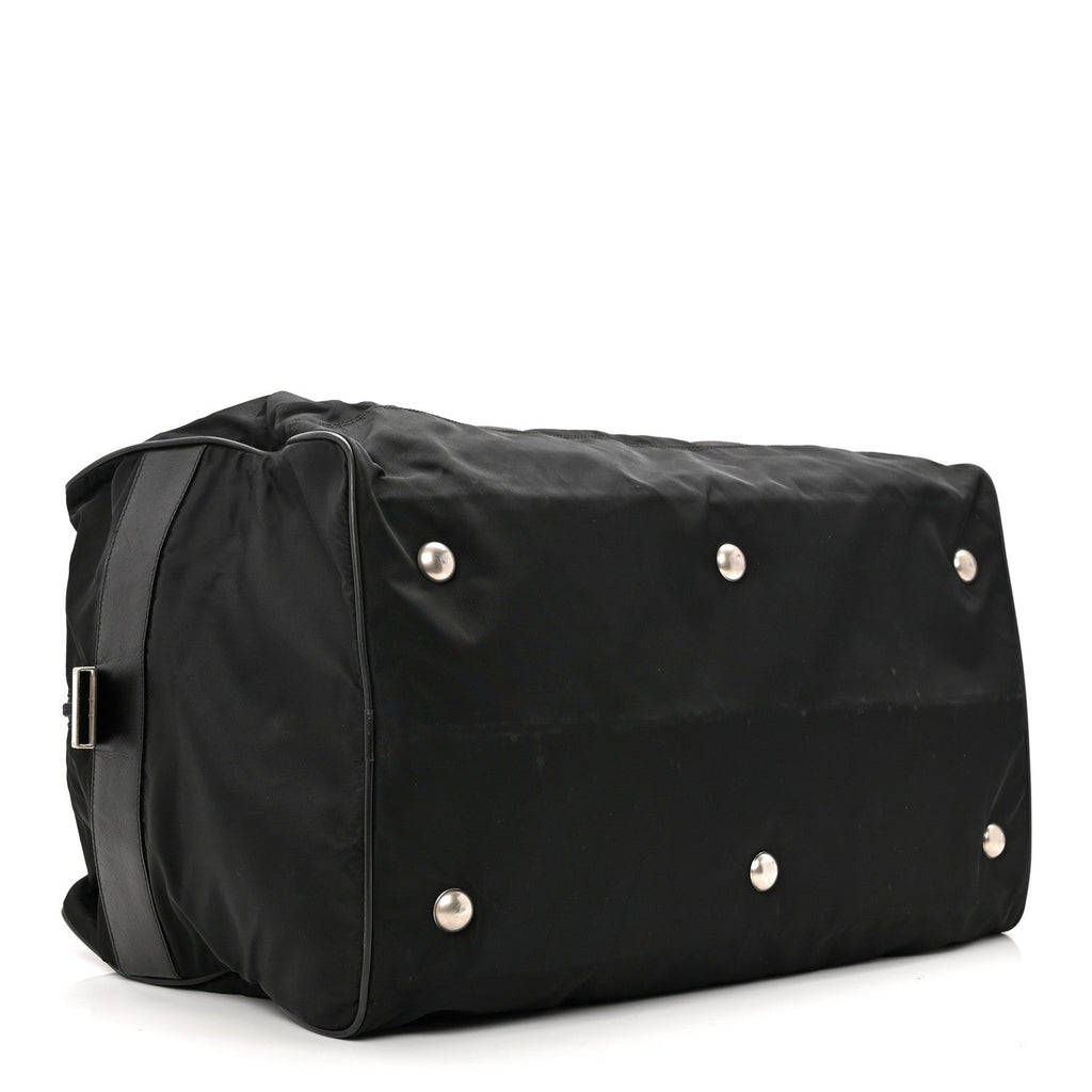 TESSUTO NYLON SAFFIANO VIAGGIO DUFFLE BLACK
