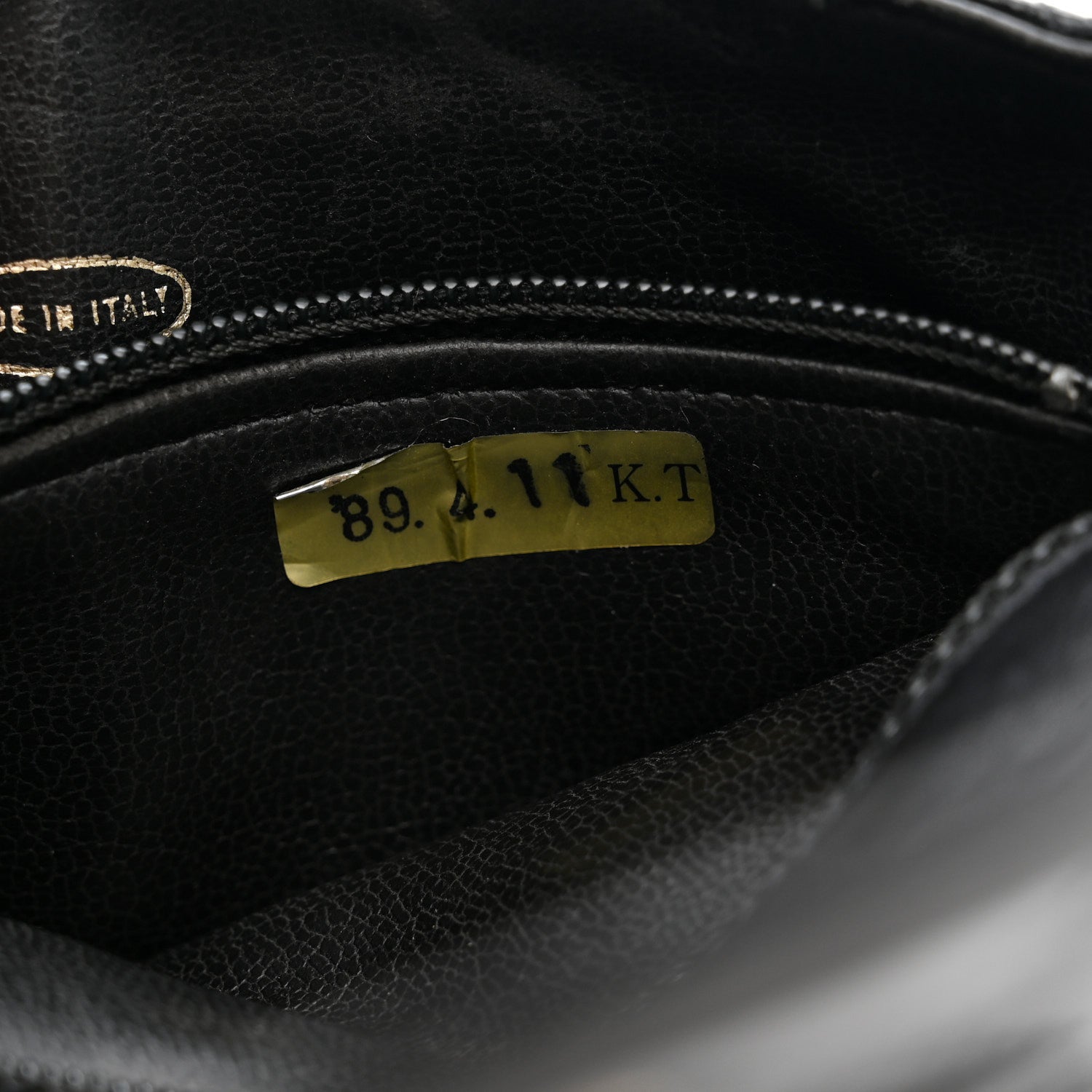PATENT FLAP WAIST BELT BAG BLACK