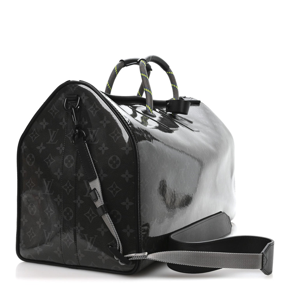 MONOGRAM ECLIPSE GLAZE KEEPALL BANDOULIERE 50