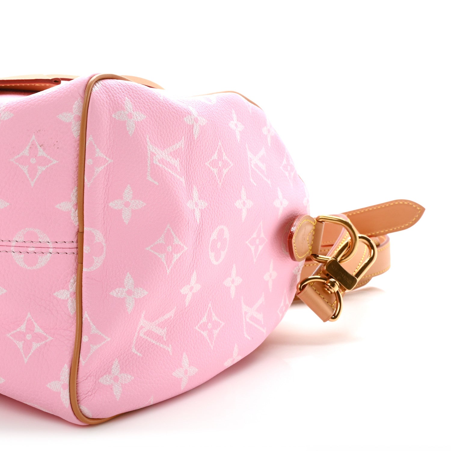 Calfskin Monogram Speedy P9 Bandouliere 30 Candy