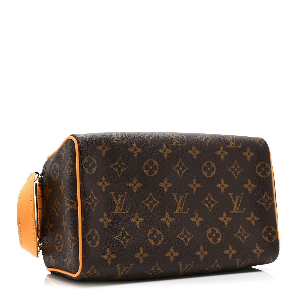 MONOGRAM DOPP KIT TOILET POUCH  SAFRAN YELLOW