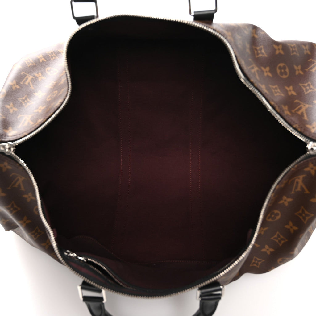 MONOGRAM MACASSAR KEEPALL BANDOULIERE 55