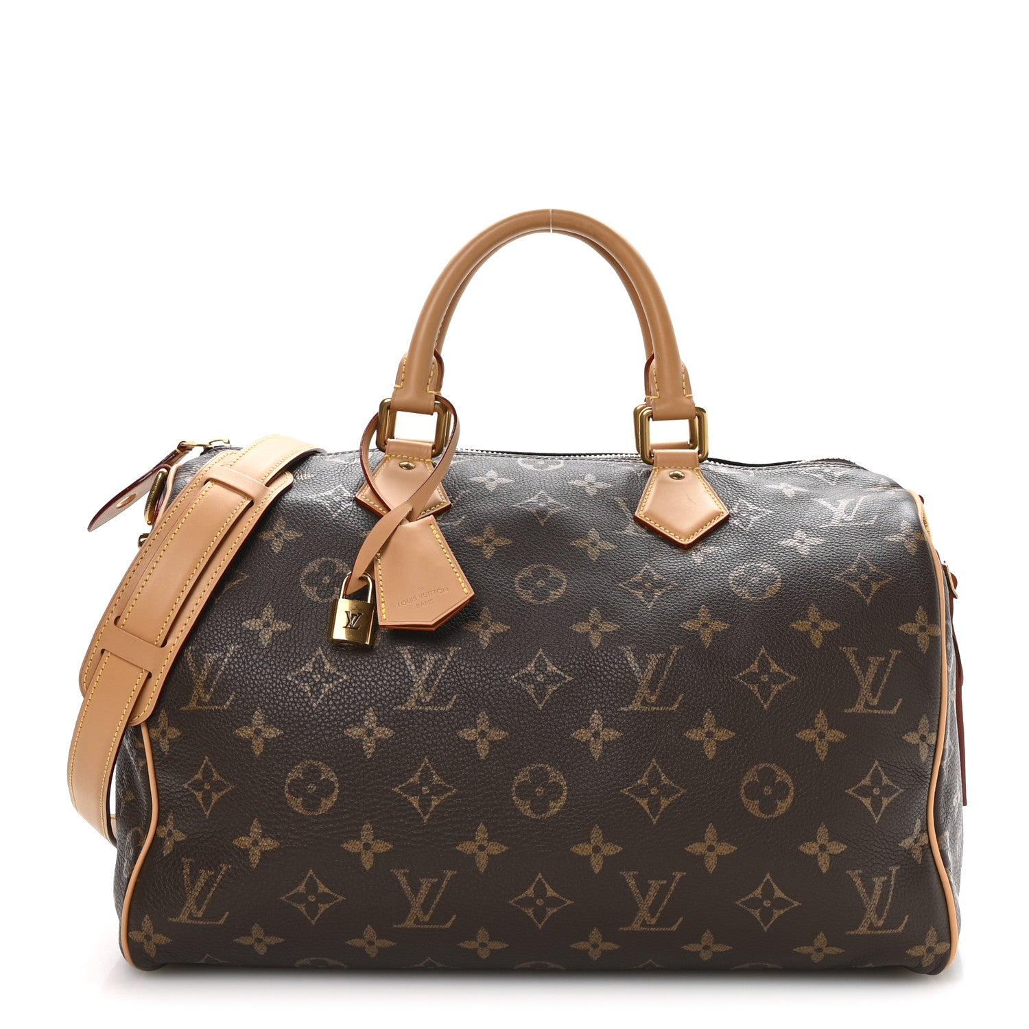 CALFSKIN MONOGRAM SPEEDY P9 BANDOULIERE 40