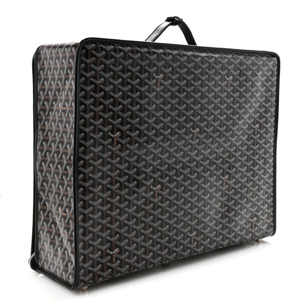 Goyardine Caravelle 50 Folding Suitcase Black