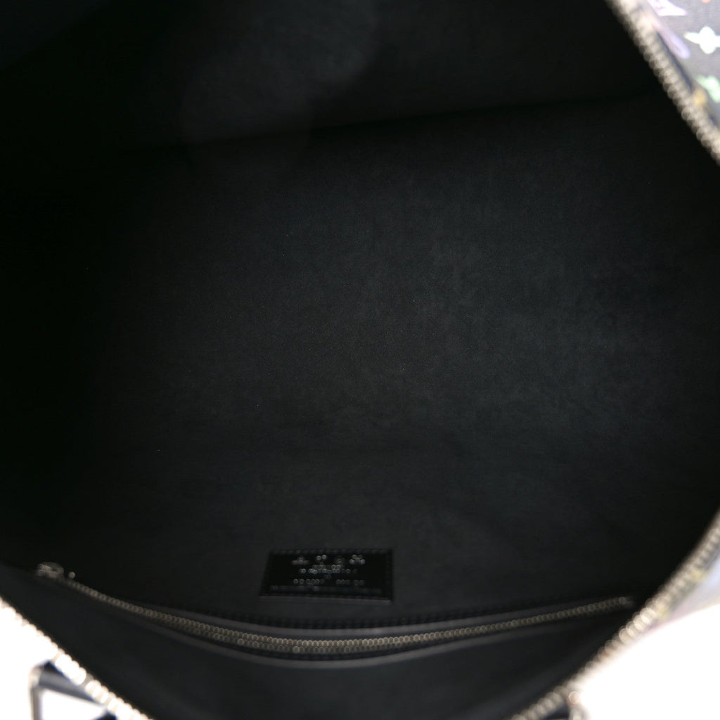 LV X TM MONOGRAM MULTICOLOR KEEPALL BANDOULIERE 50 BLACK