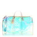 PVC MONOGRAM KEEPALL BANDOULIERE 50 IRIDESCENT PRISM
