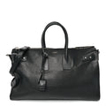 GRAINED CALFSKIN MEDIUM SOUPLE SAC DE JOUR DUFFLE BLACK