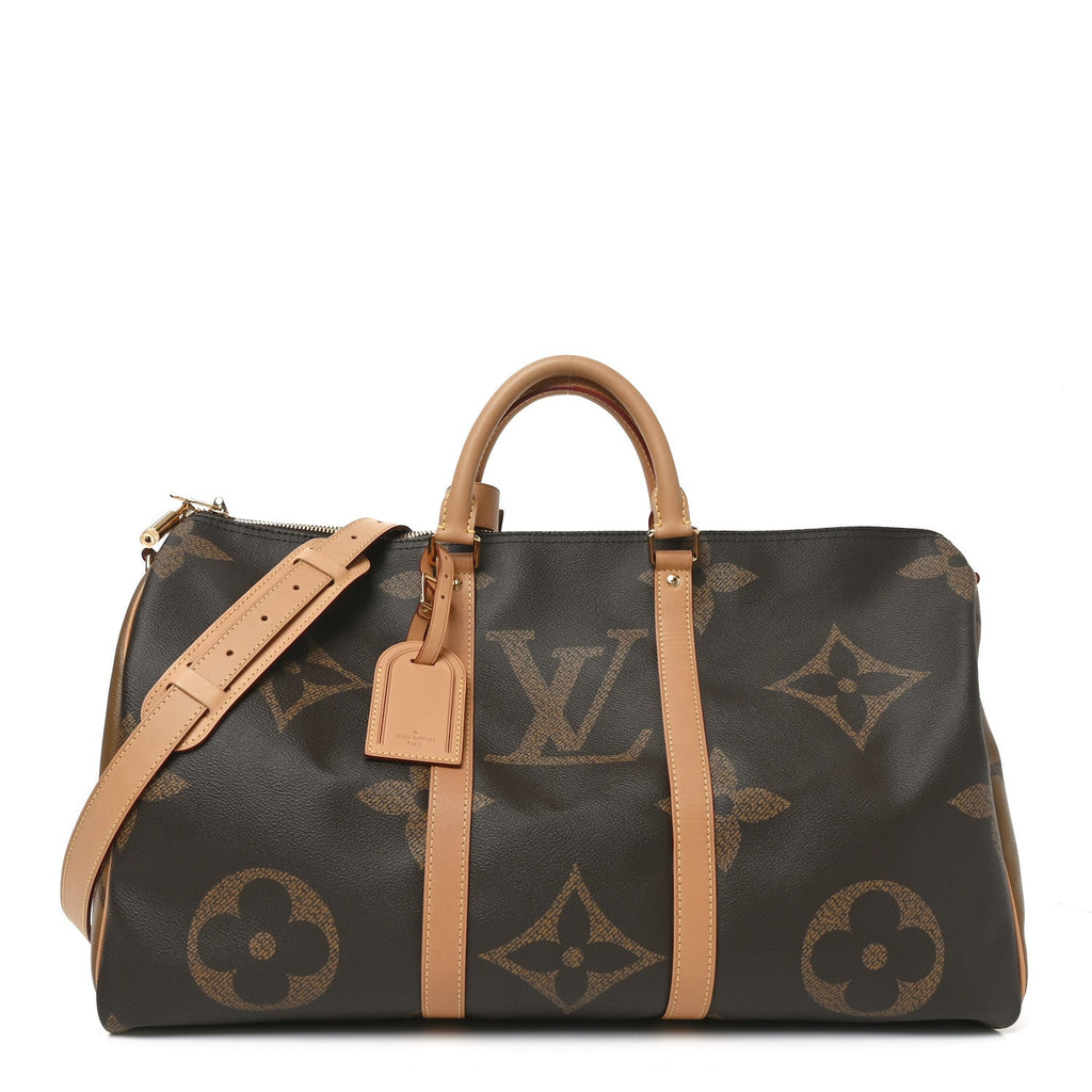 REVERSE MONOGRAM GIANT KEEPALL BANDOULIERE 50