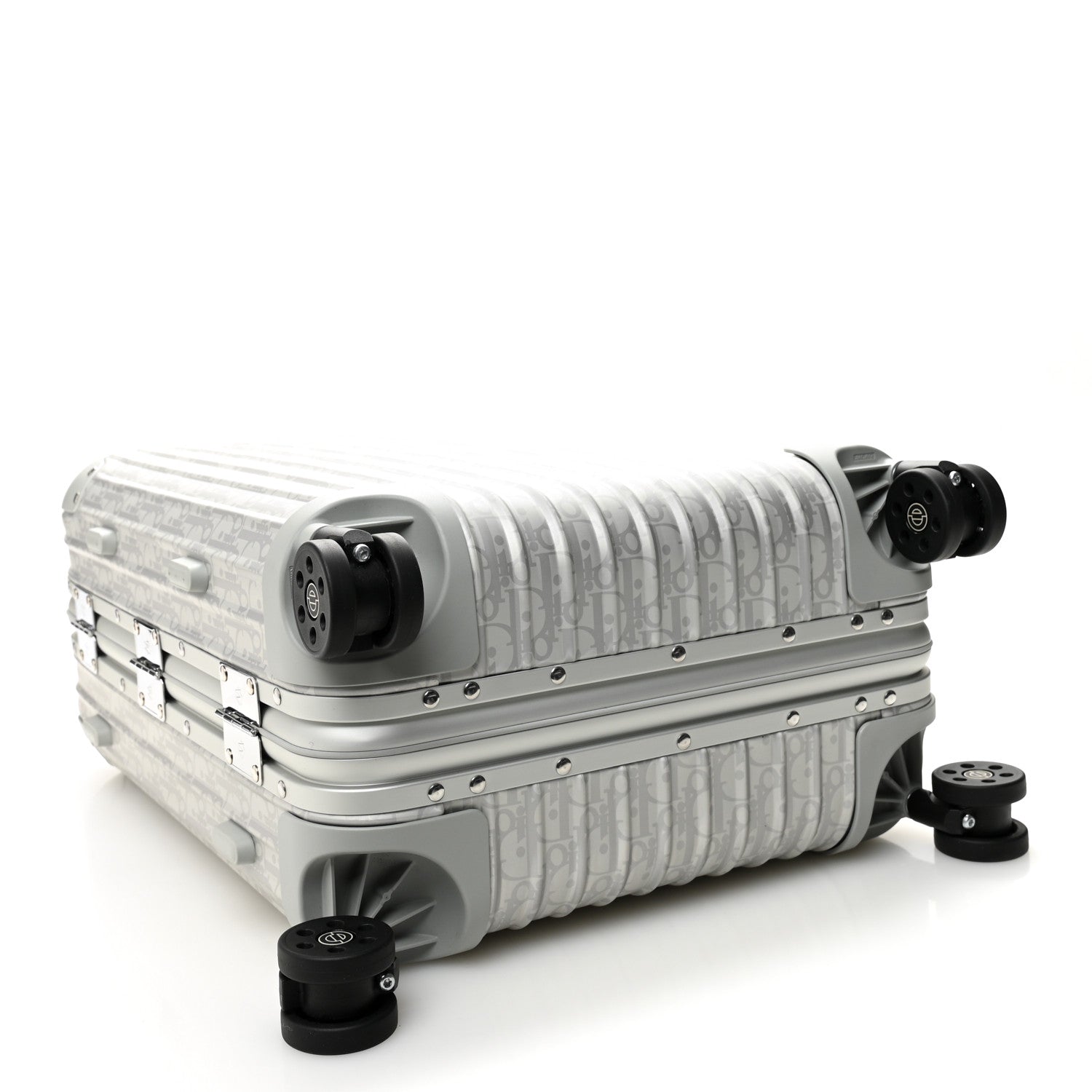 X RIMOWA Aluminum Gradient Cabin Luggage Silver