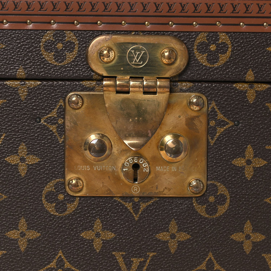 MONOGRAM BOITE BOUTEILLES ET GLACE BEAUTY TRAIN CASE