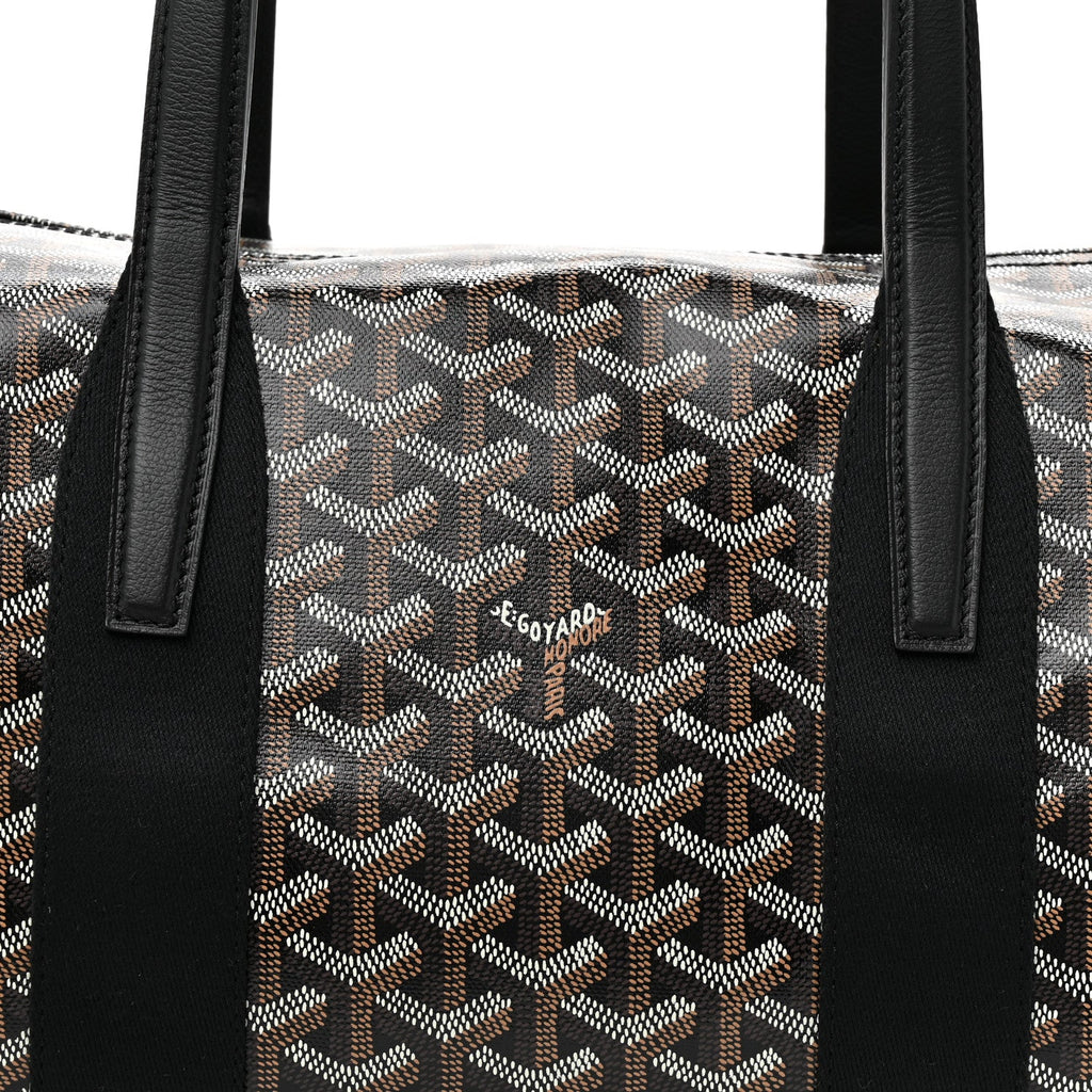 GOYARDINE BARREL 40 SPORTS BAG BLACK