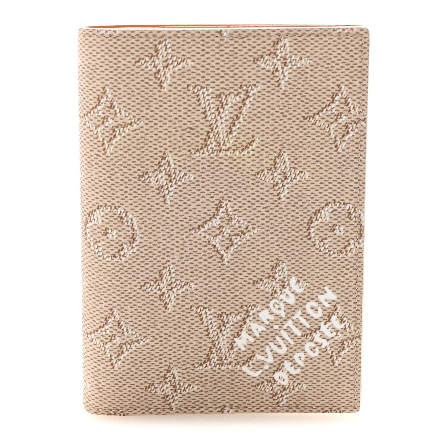 MONOGRAM HERITAGE PASSPORT COVER LIN