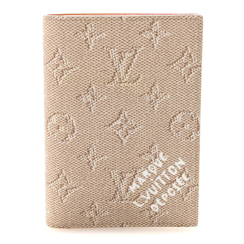 MONOGRAM HERITAGE PASSPORT COVER LIN