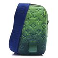 Taurillon Illusion Double Phone Case Bleu Vert