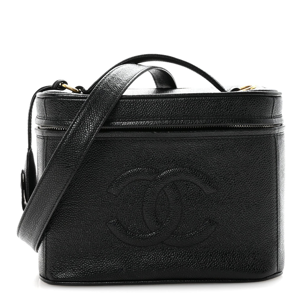 CAVIAR CC VANITY TRAIN CASE BLACK