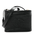 CAVIAR CC VANITY TRAIN CASE BLACK