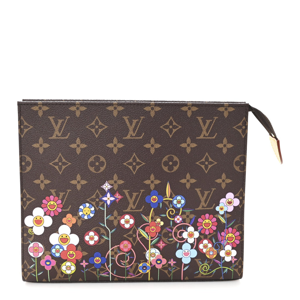 LV X TM MONOGRAM FLOWERS TOILETRY POUCH 26