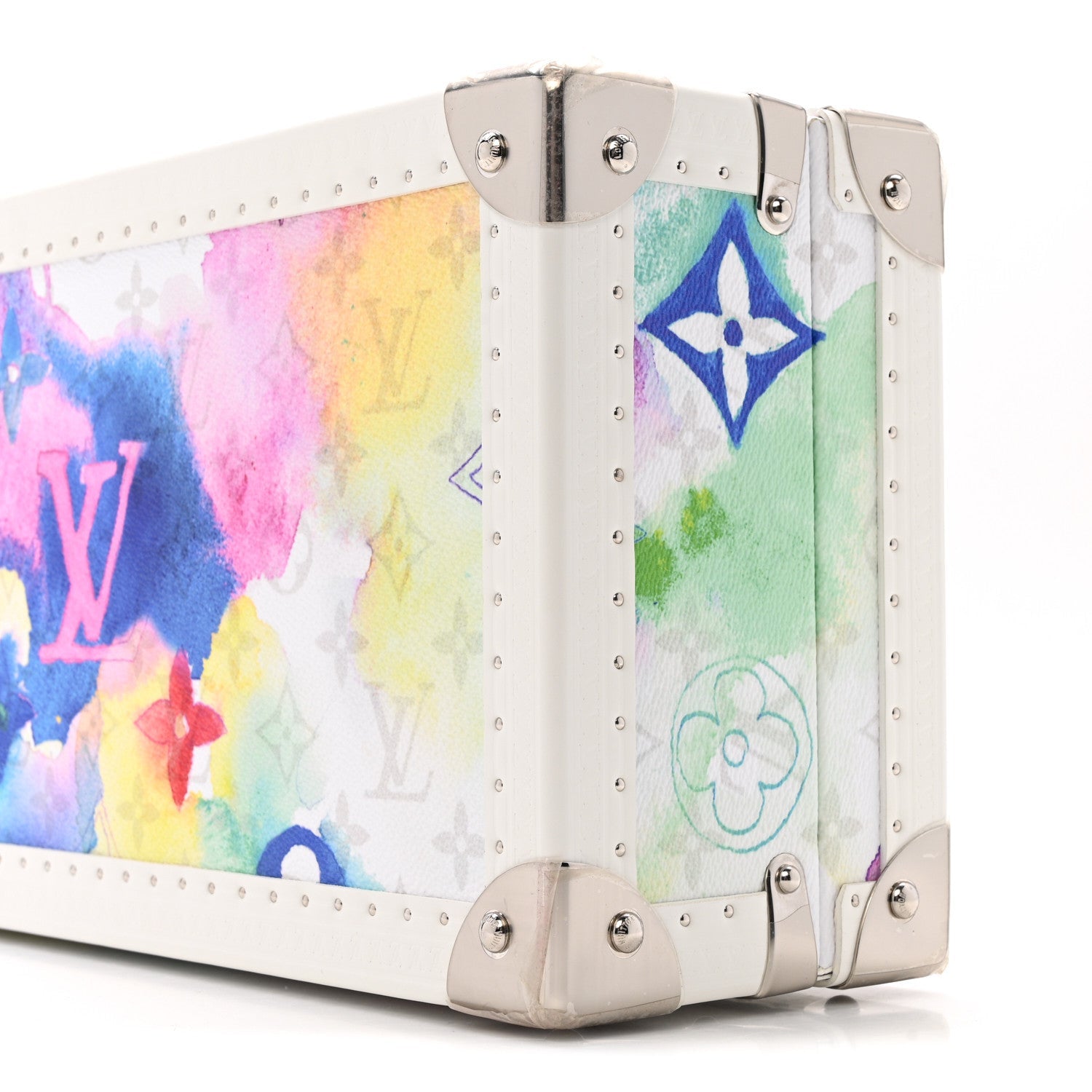 Monogram Watercolor Coffret 8 Watch Case Multicolor