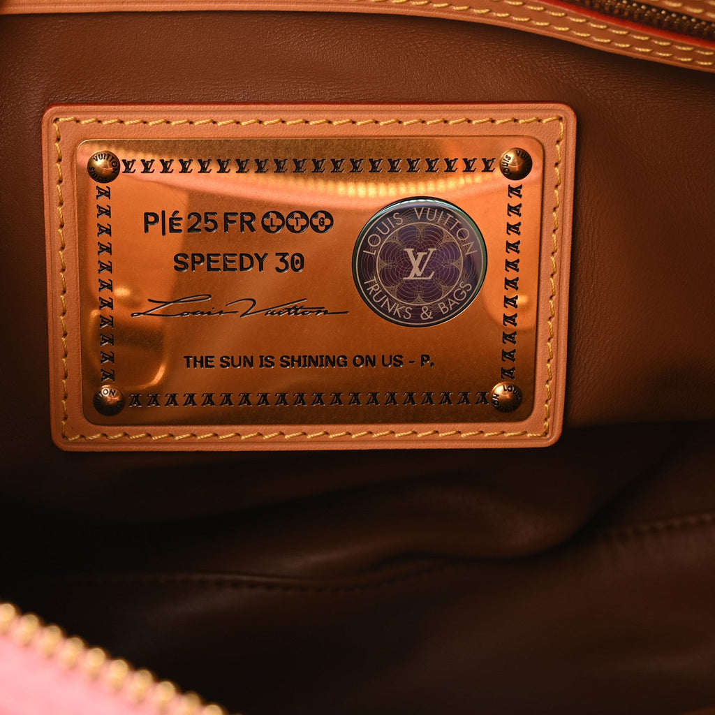 Calfskin Monogram Speedy P9 Bandouliere 30 Candy